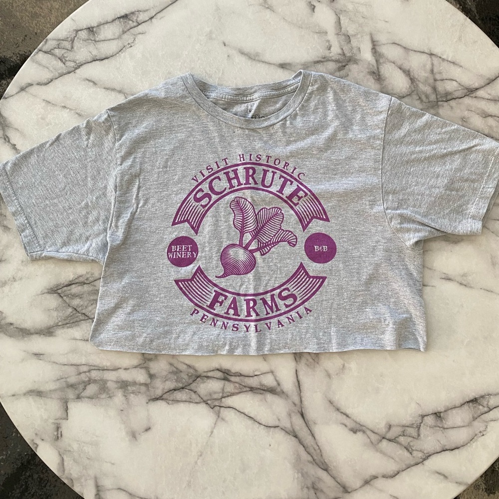 Schrute Farms Crop T-Shirt The Office Crop Top